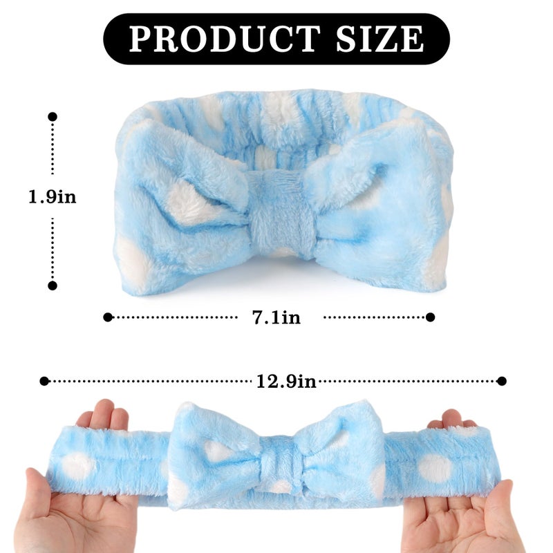 LADES Soft Skincare Headband â€“ Adjustable, Comfortable & Stretchy Fabric, Cute Patterns for Makeup, Facial â€“ Non-Slip, Headband for Hair Control - Image 4